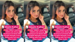 Meetii Kalher New African Boyfriend – Riding Blowjob & Fucking Video Free
