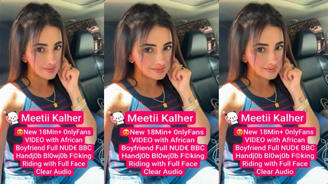 Meetii Kalher New African Boyfriend – Riding Blowjob & Fucking Video Free