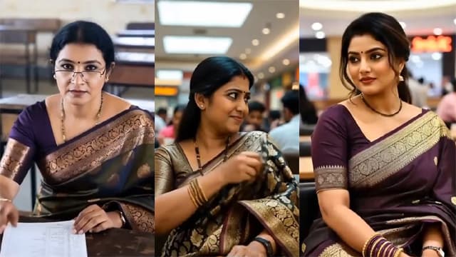 Beautiful Multiple Indian Lady Nude Kand