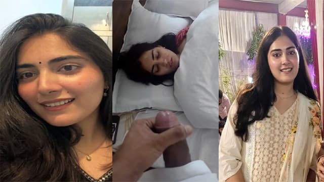Beautiful Indian Girl – Sleeping Cum Face MMS