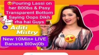 Aditi Mistry New Live Banana Blowjob Pouring Lassi on Her Boobs Free Watch