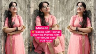 Muskan Miss Charming Viral Exclusive Teasing Desi