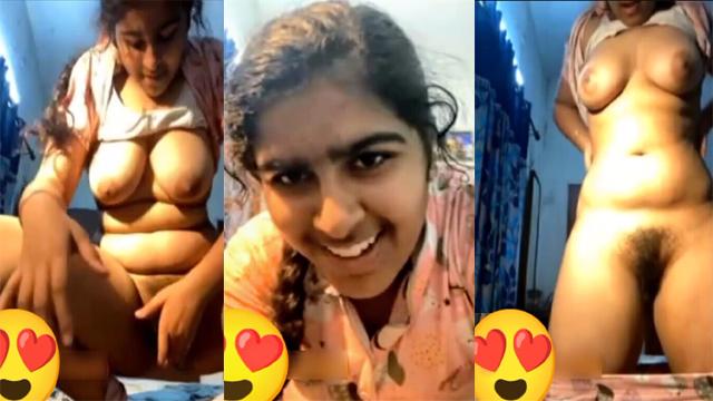Beautiful Tamil Girl Showing – Fingering Her Pussy Video
