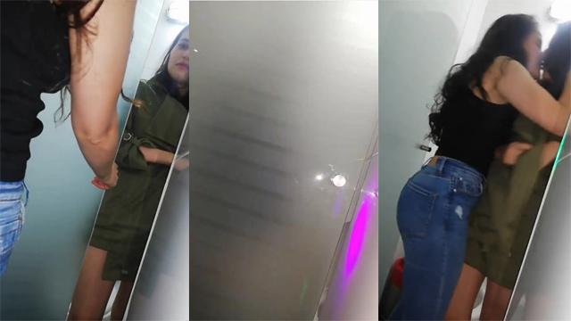 Hostel girls ke beech washroom mein Lesbian Sex