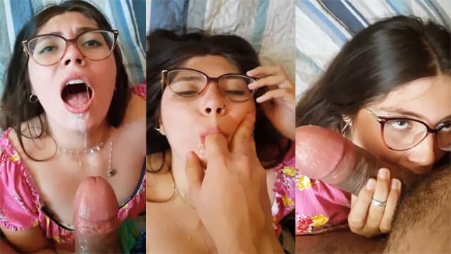 Young Girl Blowjob And Cumshot By Big Cock