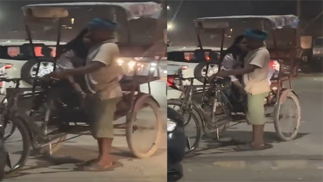Randi Bhabhi Giving Handjob to Rikshawala Viral Video New