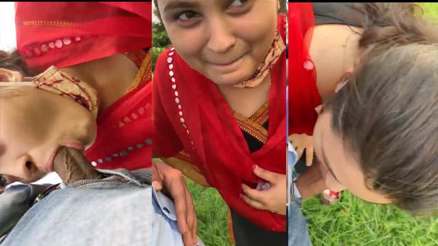 Telugu Desi Girl Deep Blowjob Village Outdoor