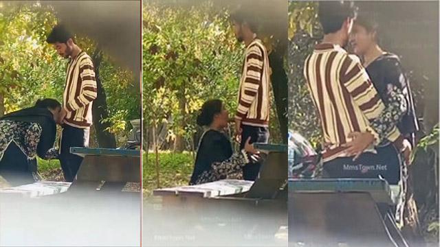 Cute Lovers Outdoor Blowjob Secret Capture Viral