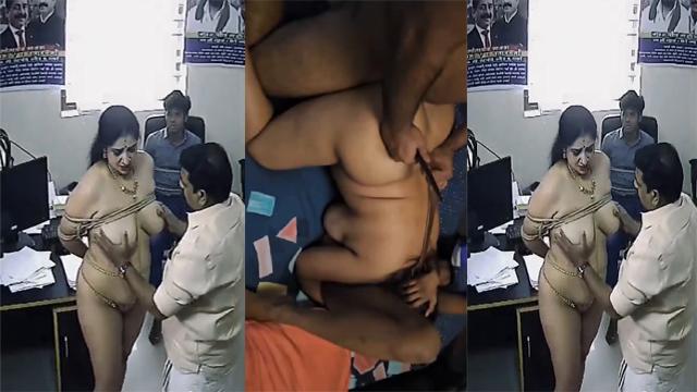 Telugu Hidden Cam Punishes Manager Strips His Colleague Naked in