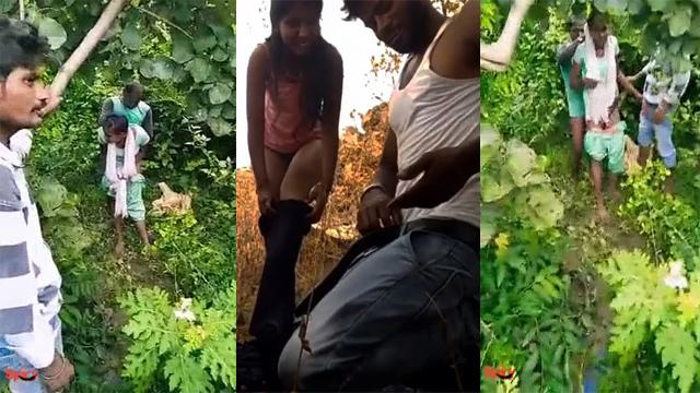 Desi Village Bitch Girl Group Sex In Jungle Viral