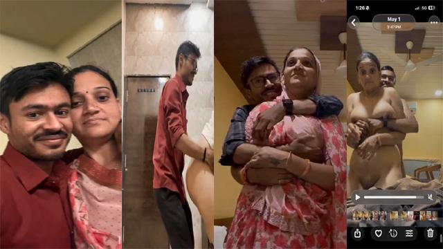 Rajasthani Old Aunty Affair Fucking Young Neighbour Guy