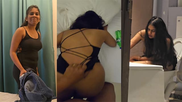 Sexy Indian Horny Girl Smoking Giving Blowjob And Hard Fucking